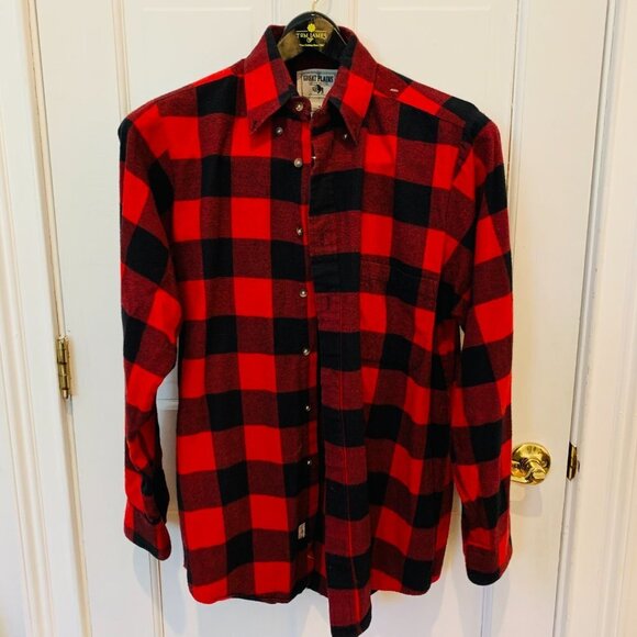 The Great Plains Flannel Shirt Size Medium - Picture 1 of 3